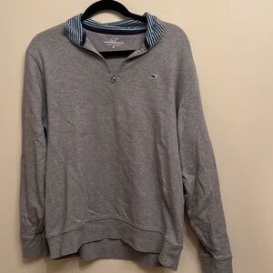 Mens vineyard vines 3/4 zip sweatshirt